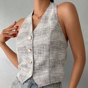 Belldini Woman’s Tweed Style Vest
